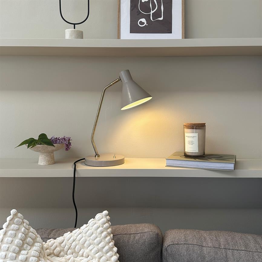 Dyberg Larsen Sleep bordlampe brun jordfarge