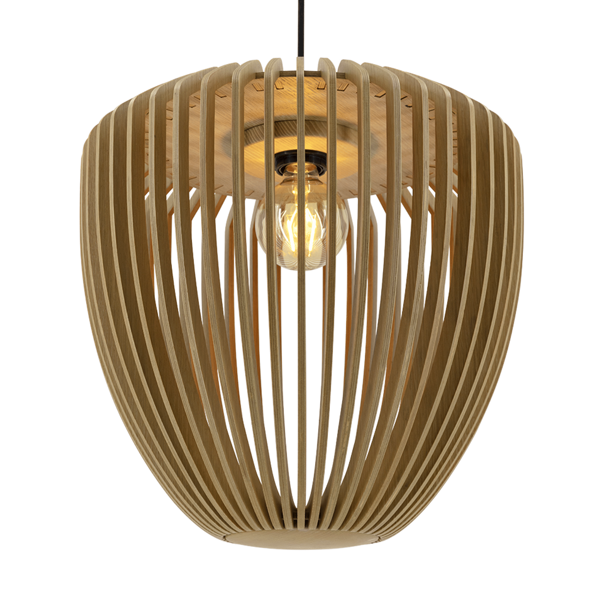 Umage Clava Wood lampskjerm tre pendel skulptur