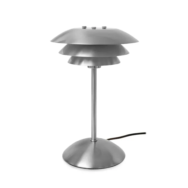 Dyberg Larsen Pisa bordlampe stål 30 cm børstet