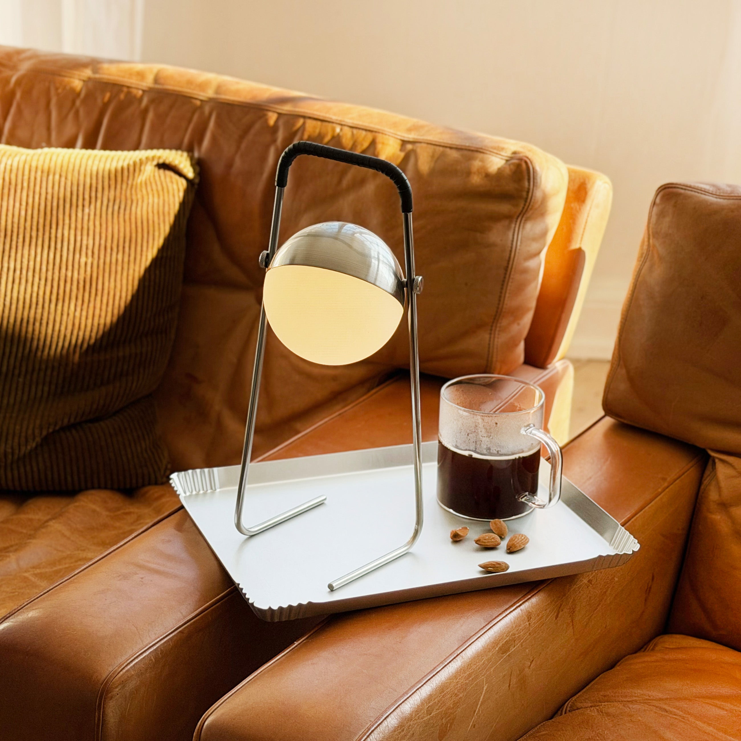 Dyberg Larsen Mova bordlampe sort oppladbar
