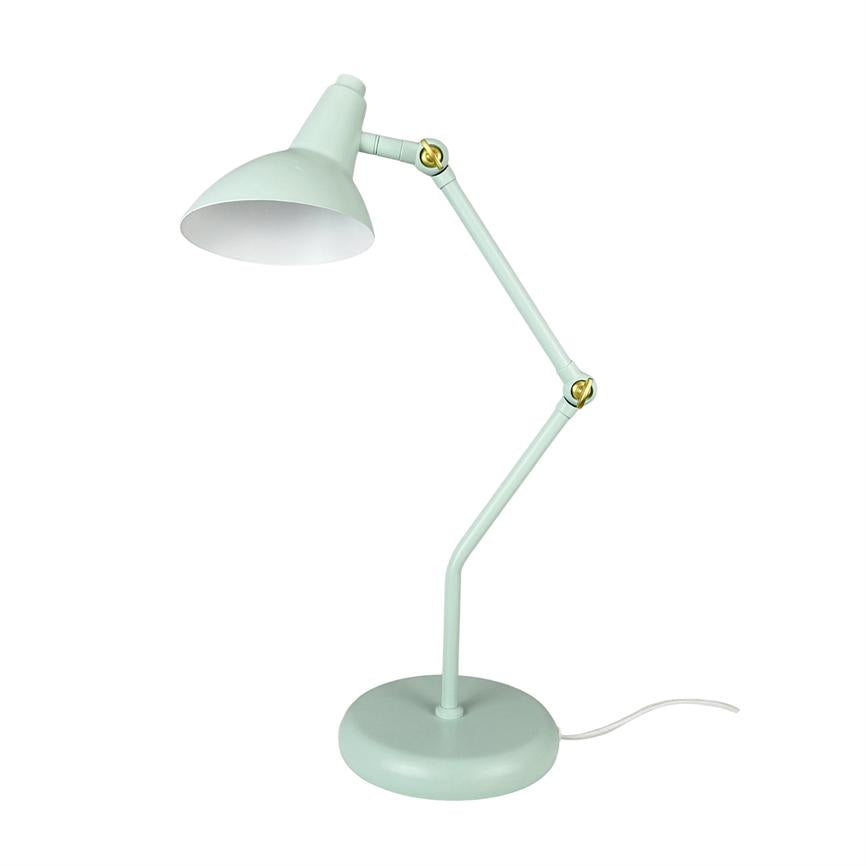 Dyberg Larsen Vela bordlampe mintgrønn justerbar
