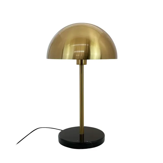 Dyberg Larsen Nancy bordlampe messing marmor