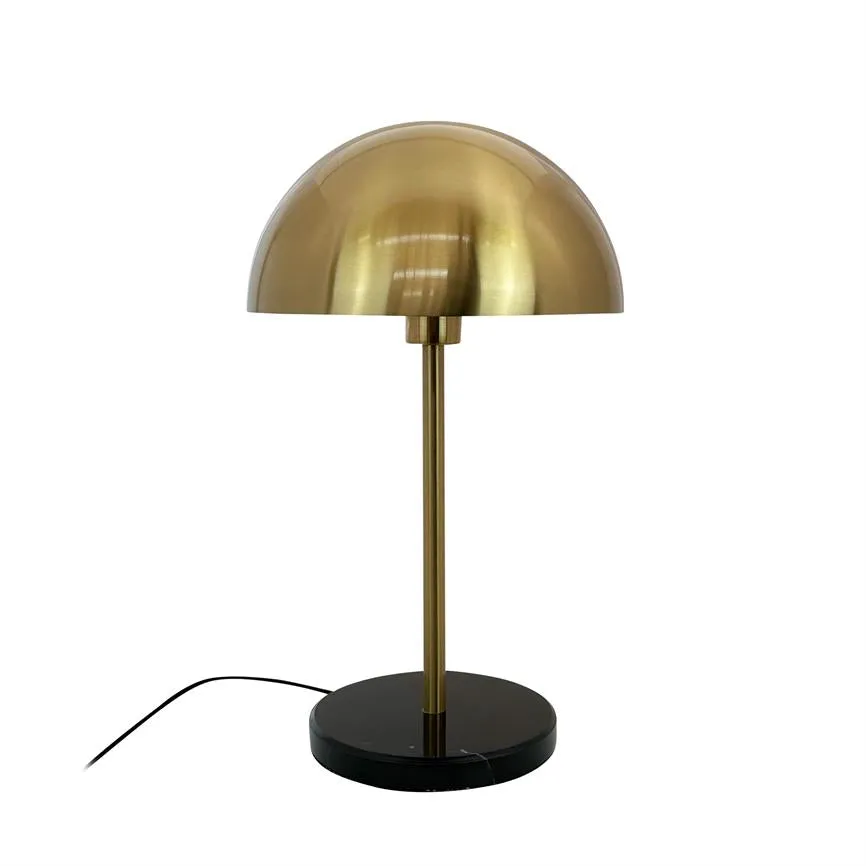 Dyberg Larsen Nancy bordlampe messing marmor