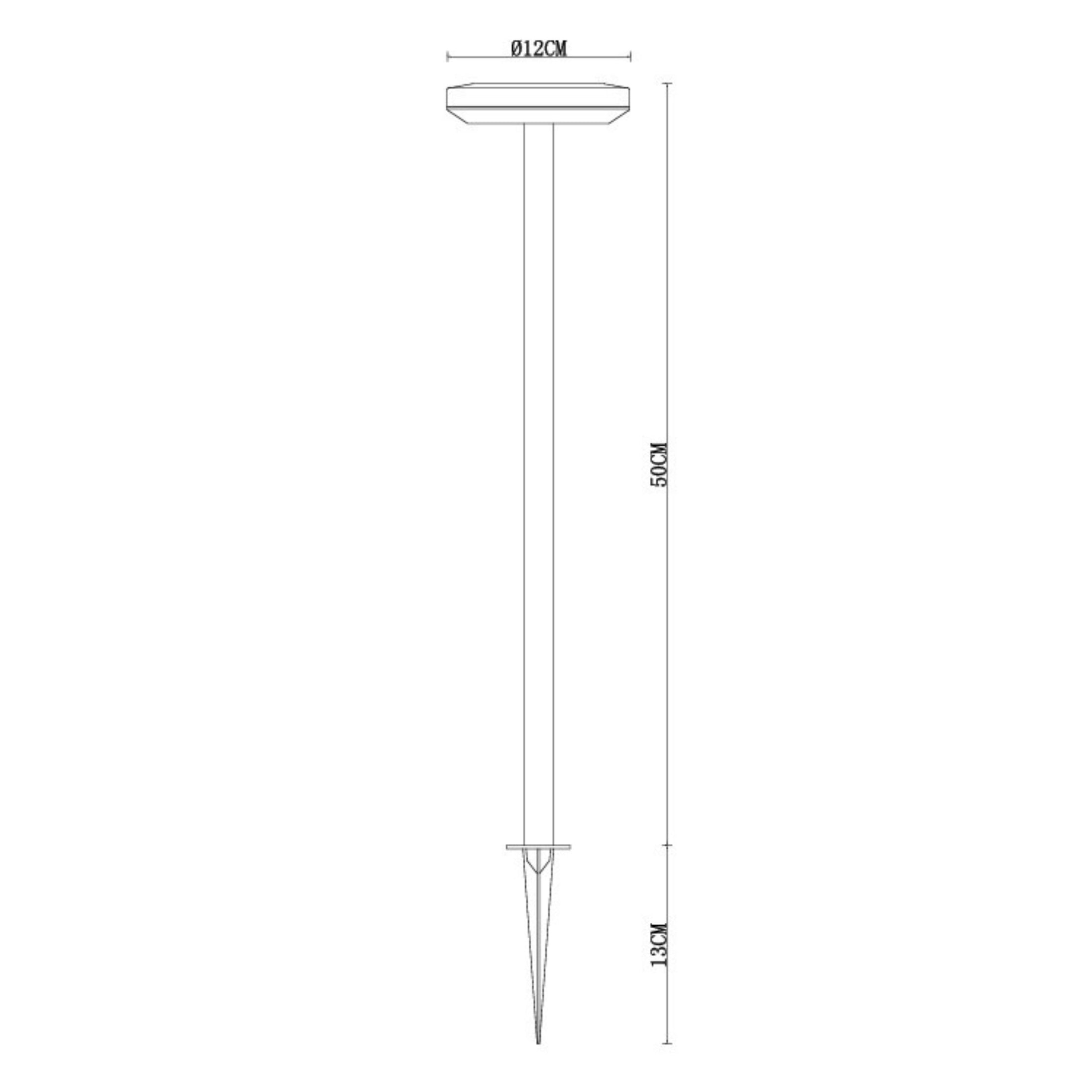 Dyberg Larsen Otera bedlampe solcelle sort