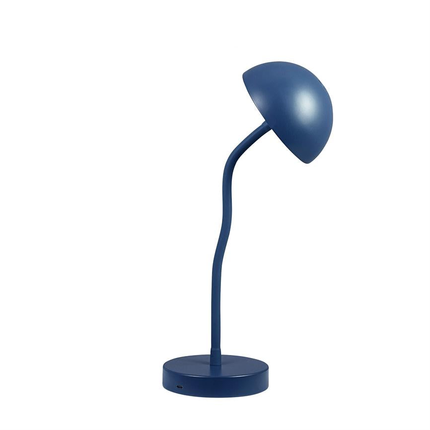 Dyberg Larsen Fonzy LED bordlampe indigoblå oppladbar
