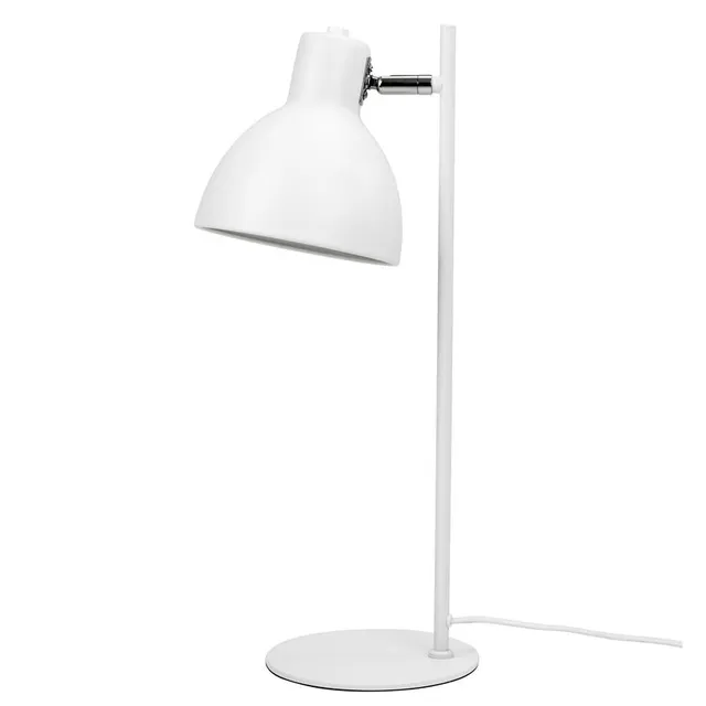 Dyberg Larsen Skagen bordlampe hvit skrivebord