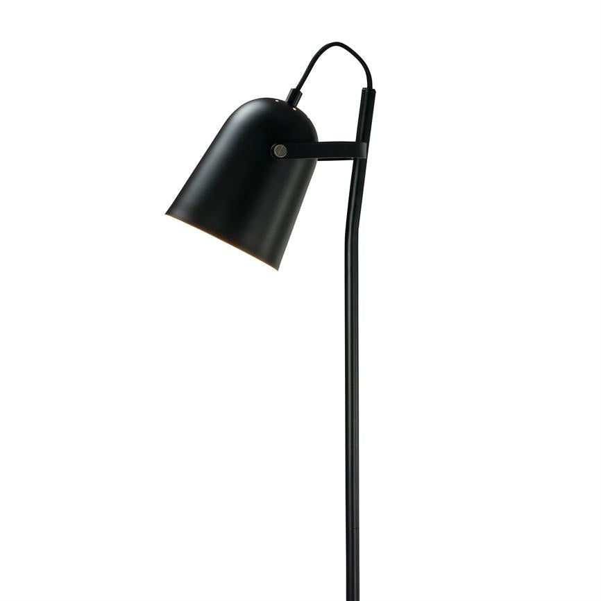 Dyberg Larsen Oslo gulvlampe sort liten skjerm