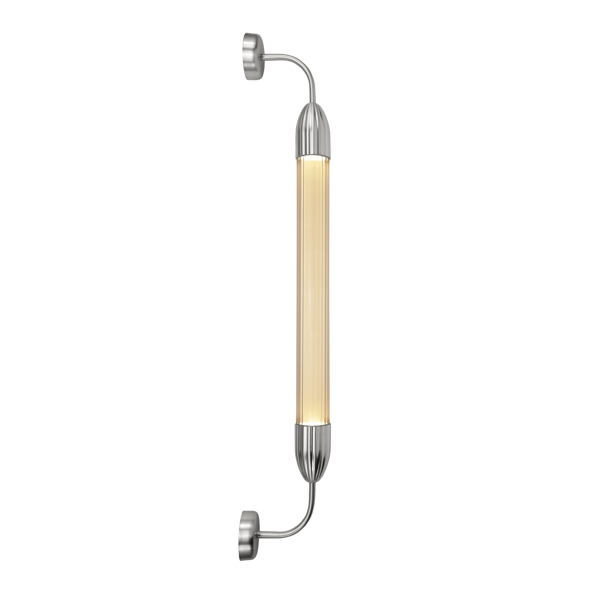 Umage Lemon Squeeze Single vegglampe kort stål riflet glass