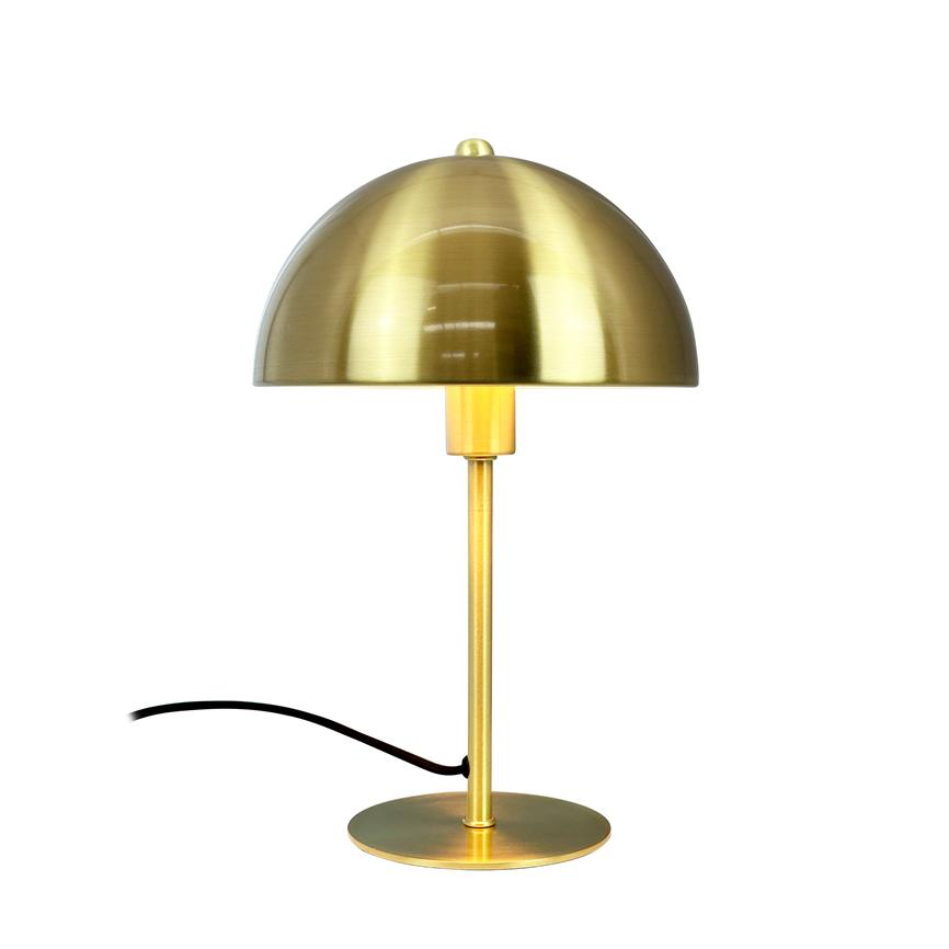 Dyberg Larsen Lyon bordlampe messing – oppladbar lanterne