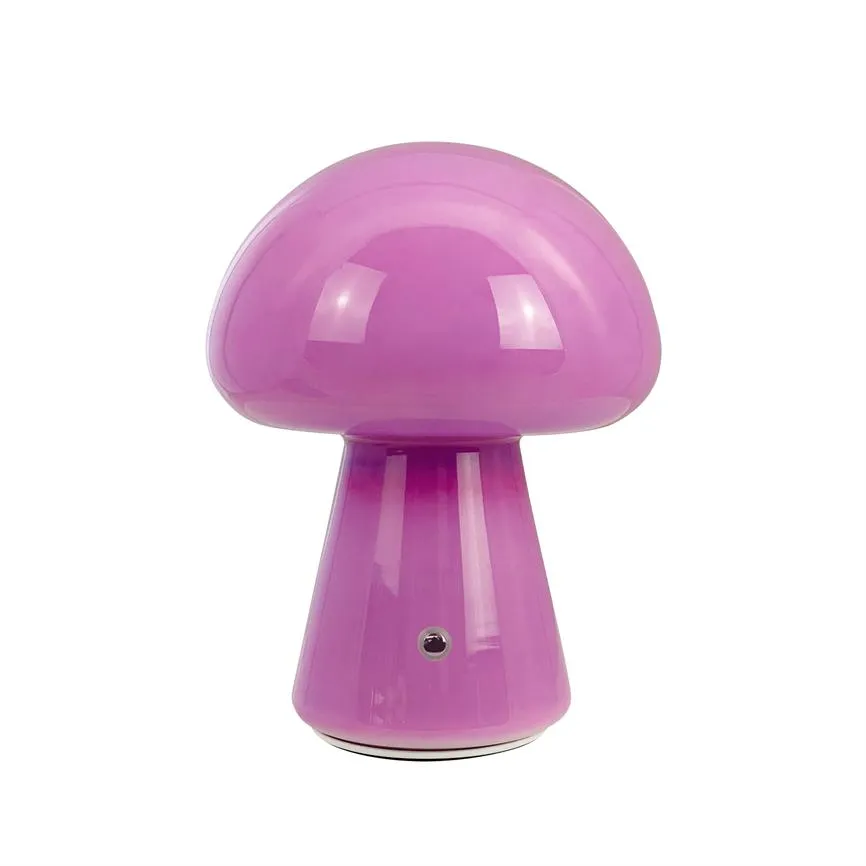 Dyberg Larsen Morkel bordlampe lilla oppladbar