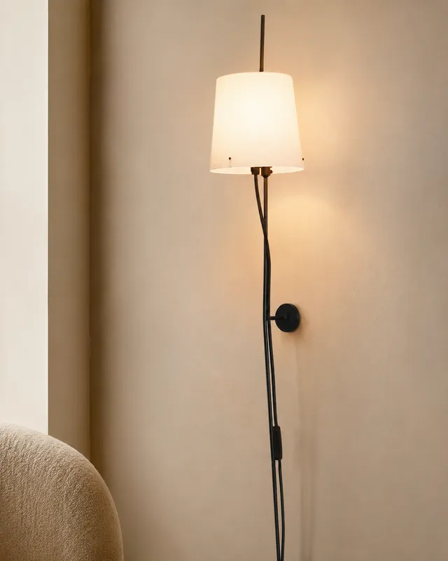 Zlamp Olga 330-1613 vegglampe mørkegrå