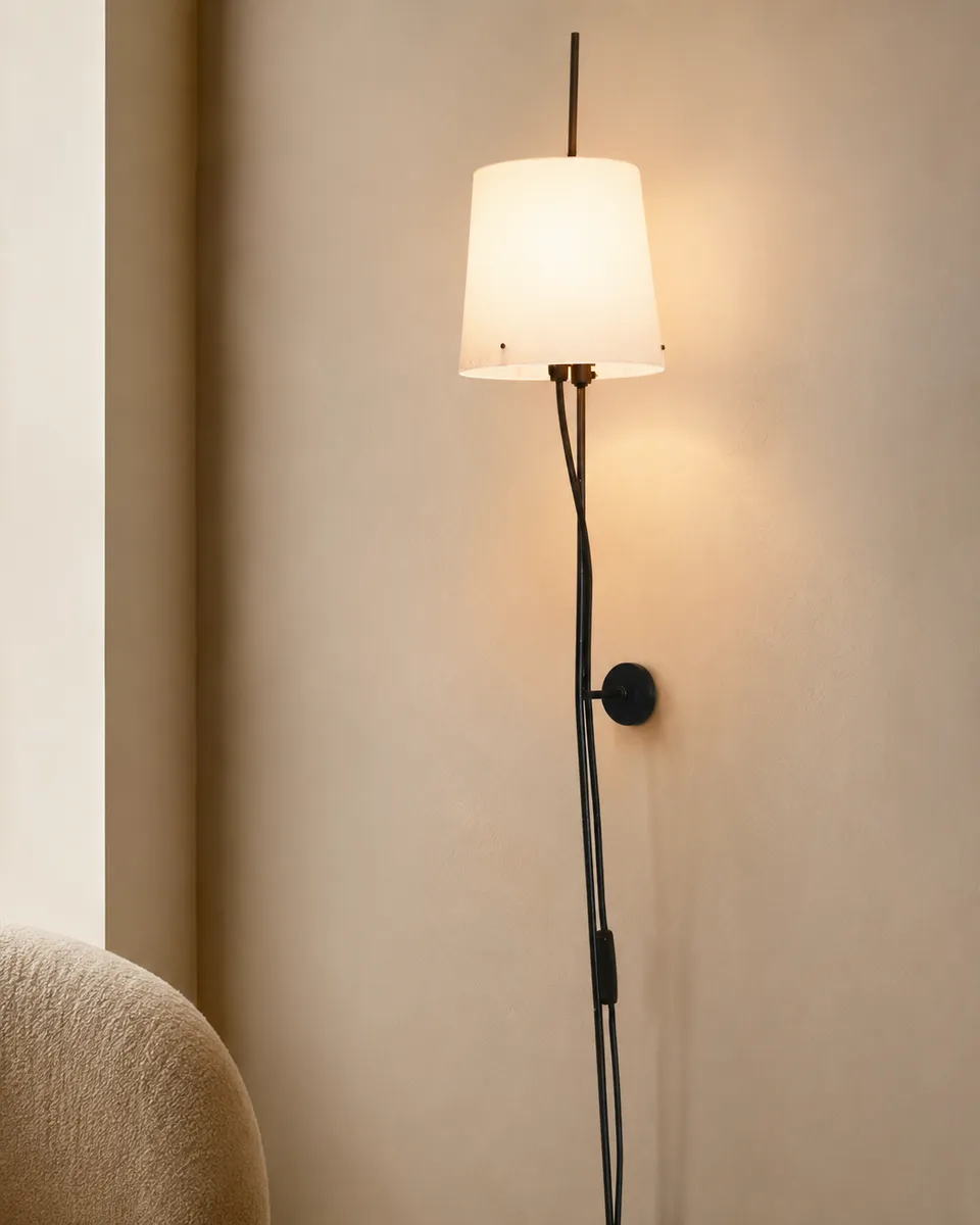 Zlamp Olga 330-1613 vegglampe mørkegrå