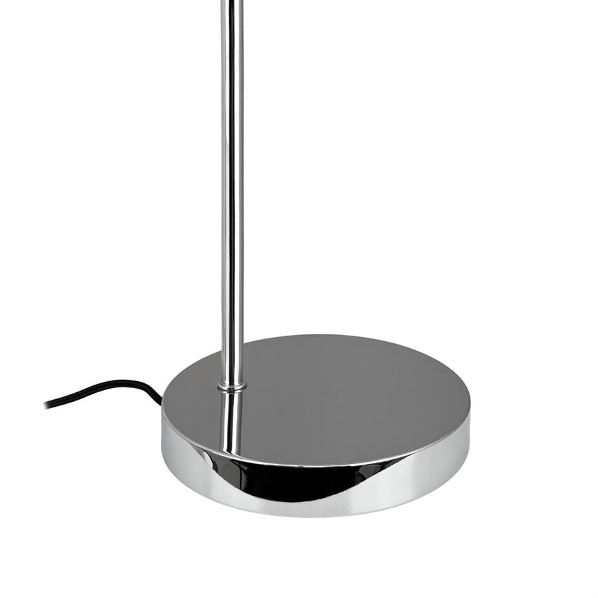 Dyberg Larsen Ocean bordlampe blå krom justerbar