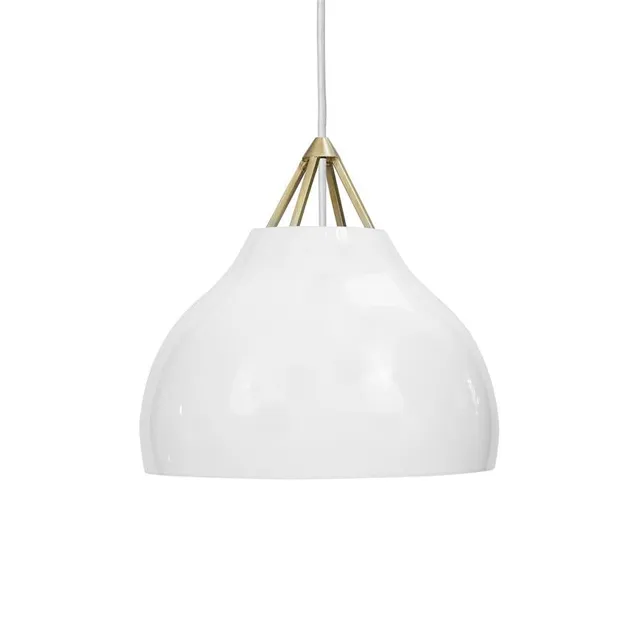 Dyberg Larsen Pyra pendel opal messing 29 cm