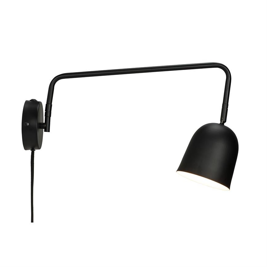 Dyberg Larsen Manchester vegglampe sort 45 cm