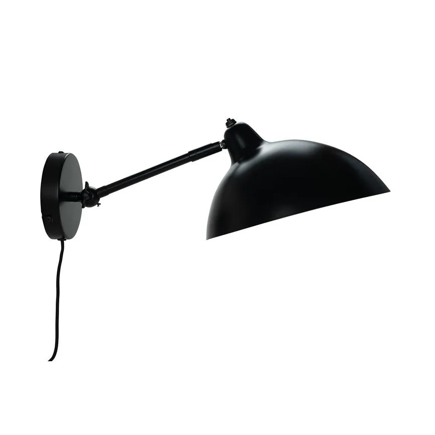 Dyberg Larsen Futura vegglampe sort metall