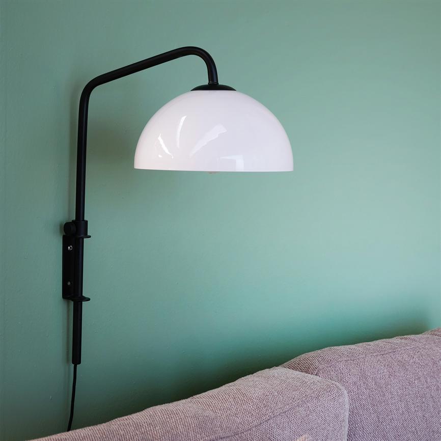 Dyberg Larsen Jazz vegglampe sort justerbar