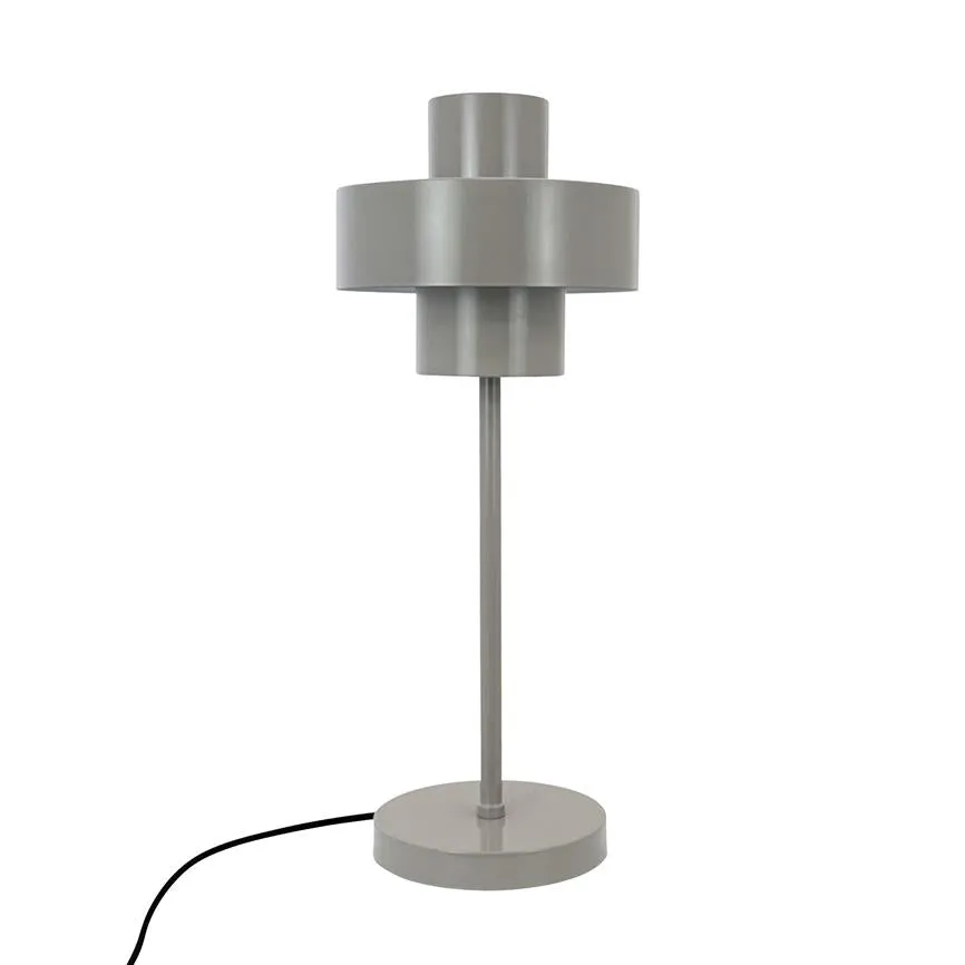 Dyberg Larsen Stoke bordlampe grå metall