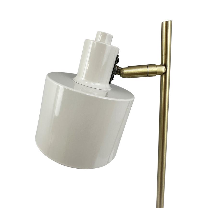Dyberg Larsen Ocean bordlampe beige messing retro