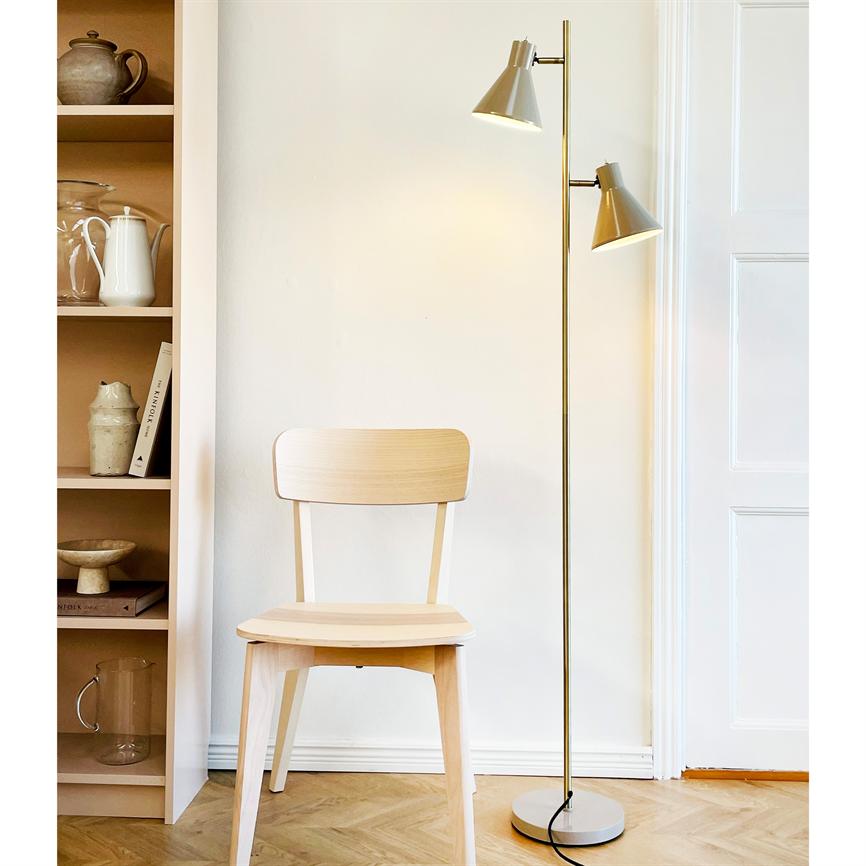 Dyberg Larsen Sleep gulvlampe brun koselys