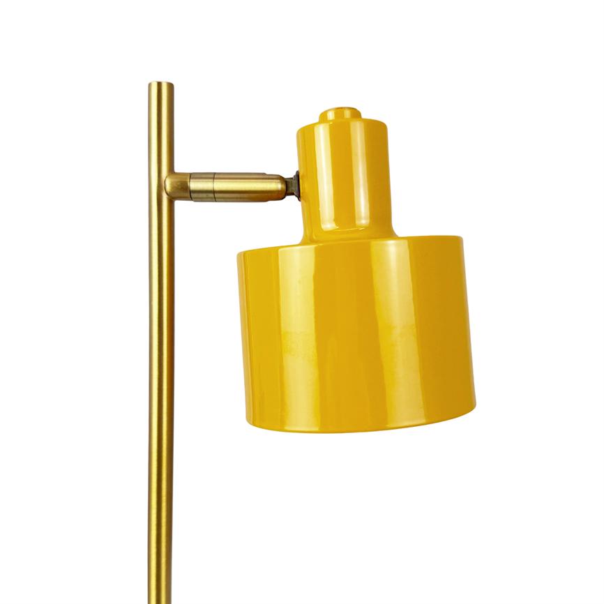 Dyberg Larsen Ocean Mini bordlampe karry turkis oppladbar
