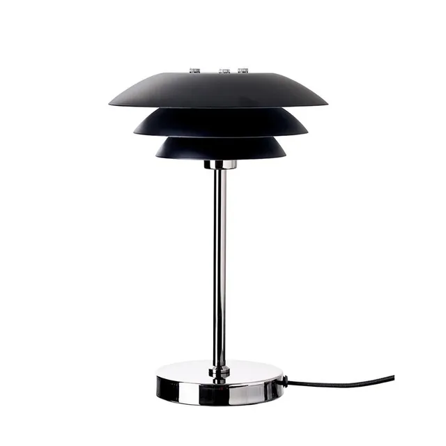 Dyberg Larsen DL20 bordlampe sort 3 skjermer koselys