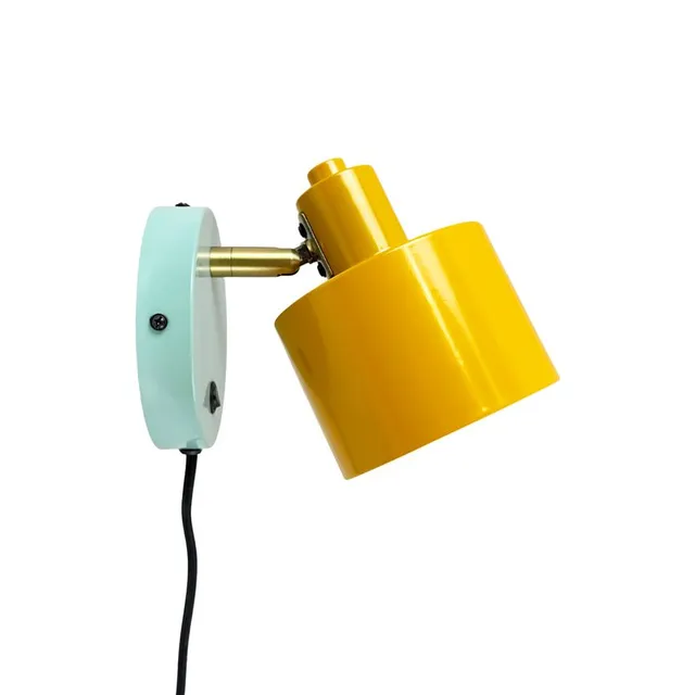 Dyberg Larsen Ocean vegglampe karry/turkis E14