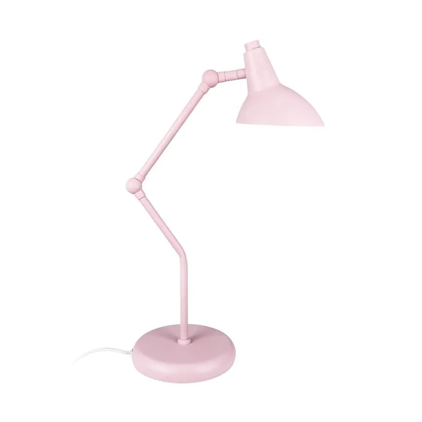 Dyberg Larsen Vela bordlampe rosa justerbar