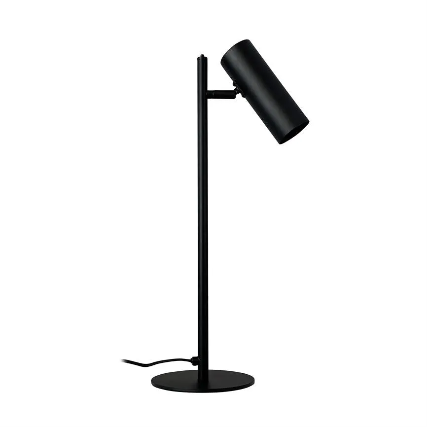 Dyberg Larsen Karlo bordlampe sort leselampe