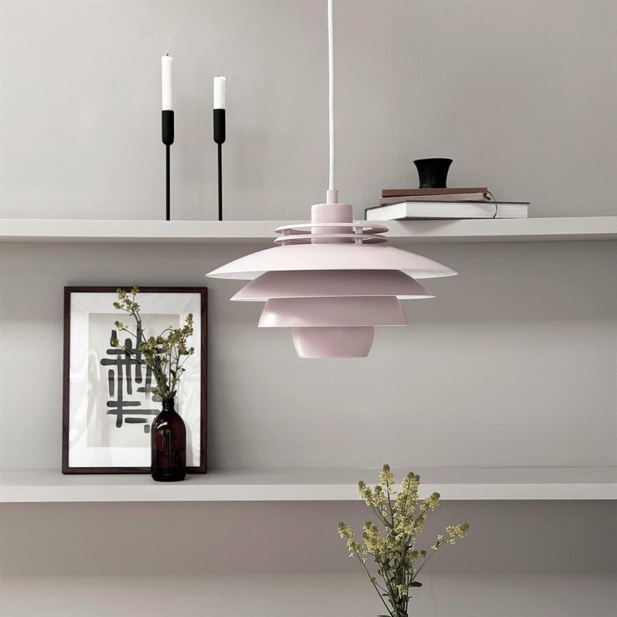 Dyberg Larsen Ejka Mini pendel rosa koselys