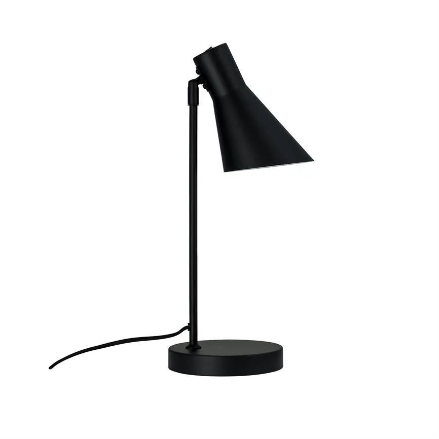 Dyberg Larsen DL12 bordlampe svart leselampe
