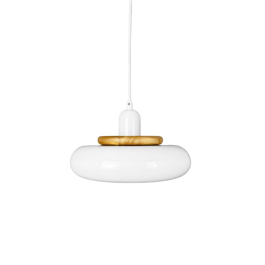 Dyberg Larsen Planet Mini pendel hvit med messing