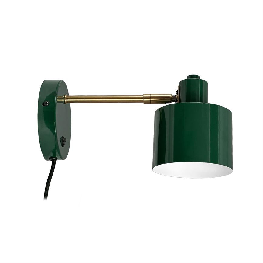 Dyberg Larsen Ocean vegglampe mørkegrønn messing
