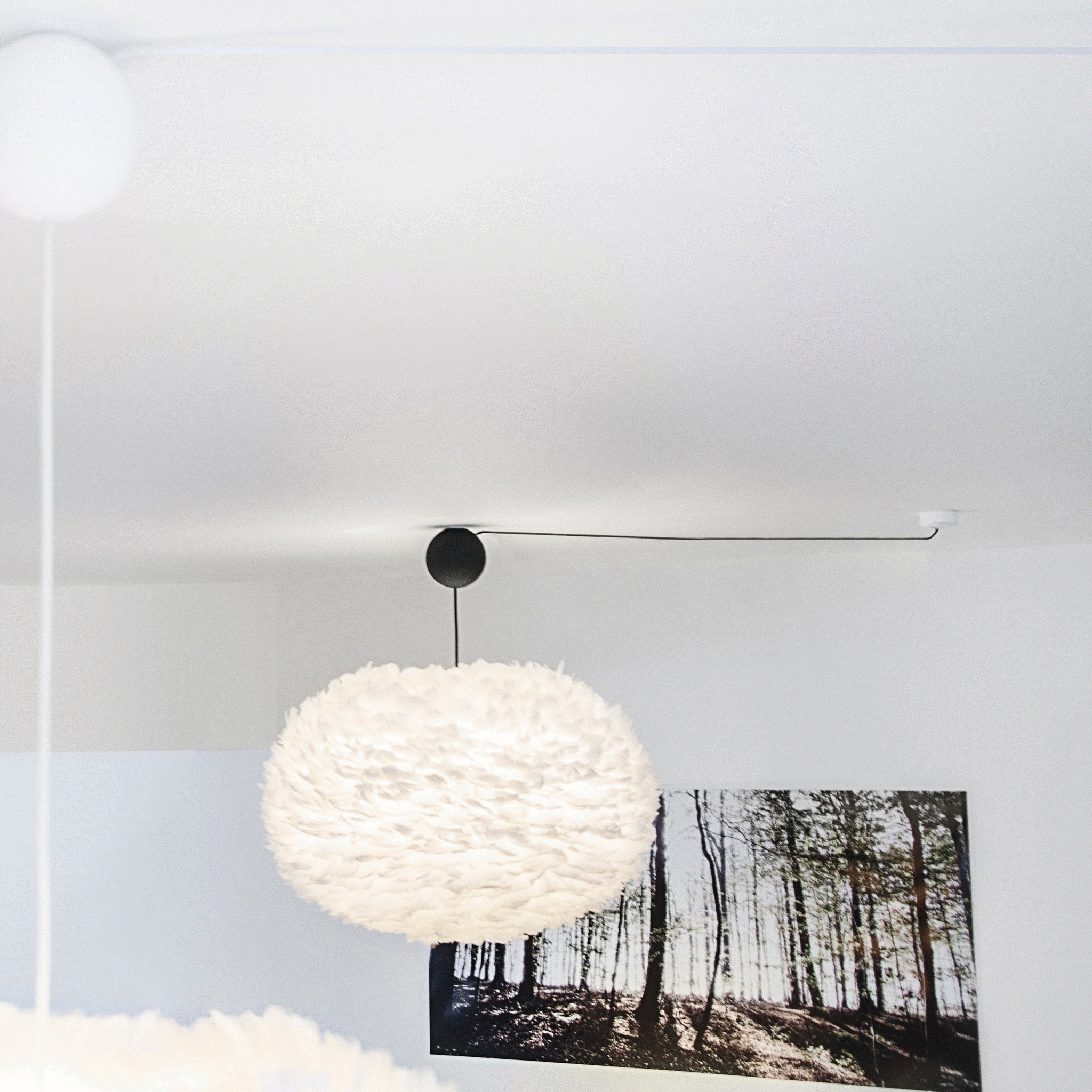 UMAGE Cannonball baldakin E27 svart singel
