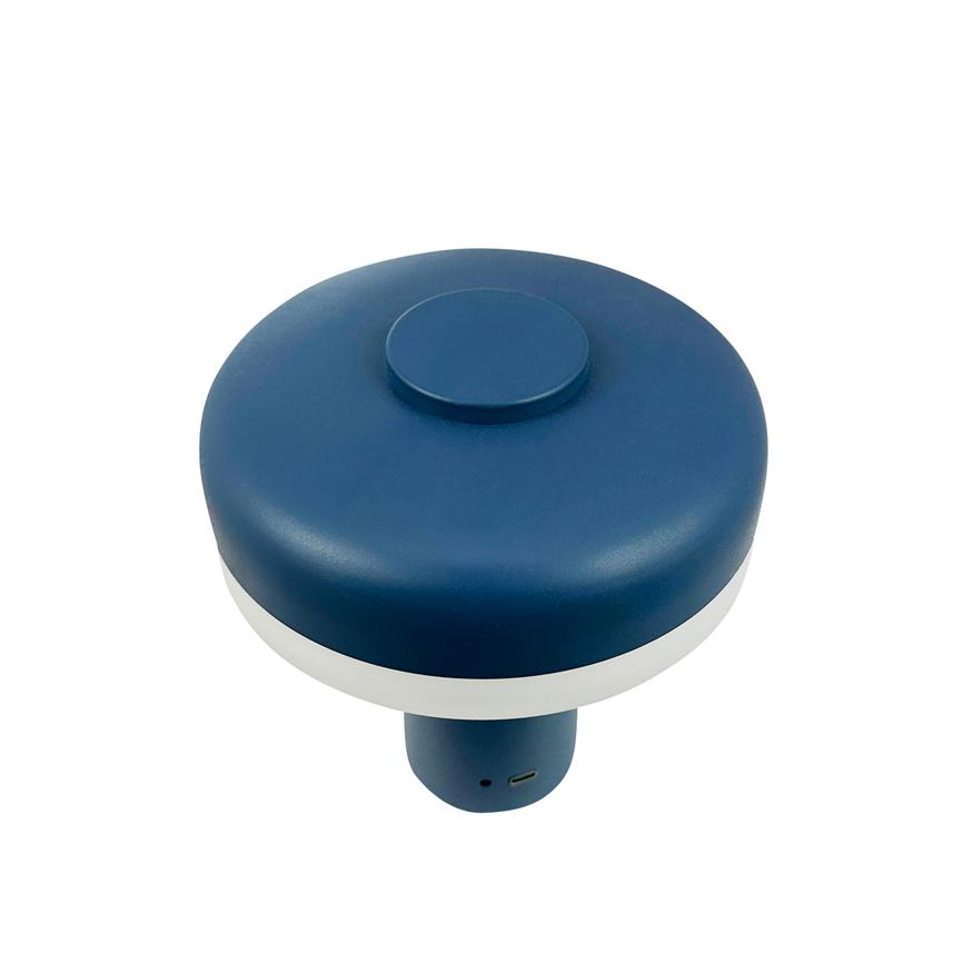 Dyberg Larsen Porter bordlampe indigo blå oppladbar
