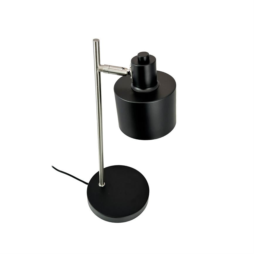 Dyberg Larsen Ocean bordlampe sort stål E14 retro