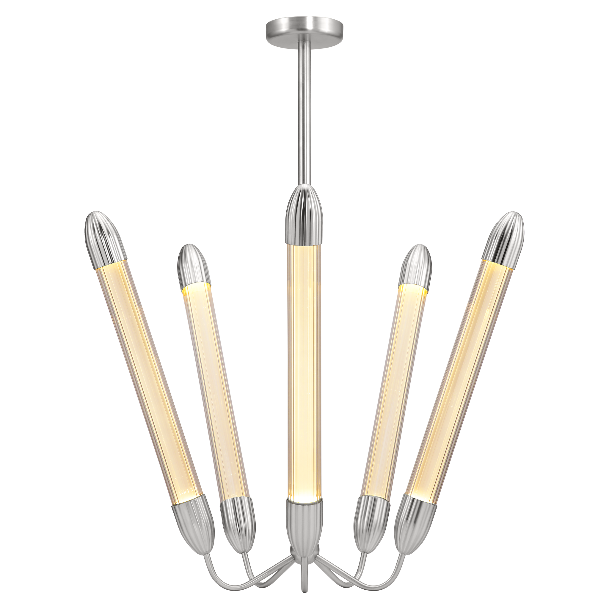 Umage Lemon Squeeze Penta pendellampe stål 5-armet glass