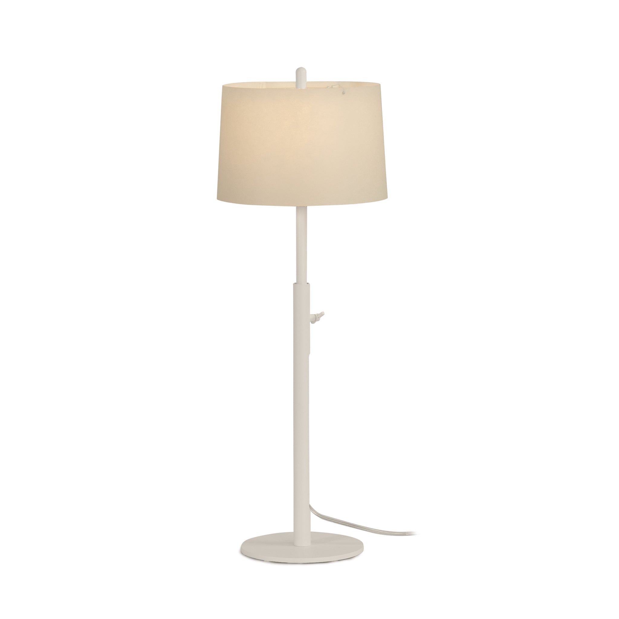 Zlamp Q 425-1918 bordlampe liten mørkegrå hvit