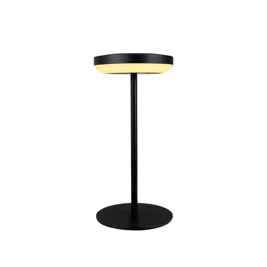 Dyberg Larsen Otera bordlampe solar sort 25 cm ute