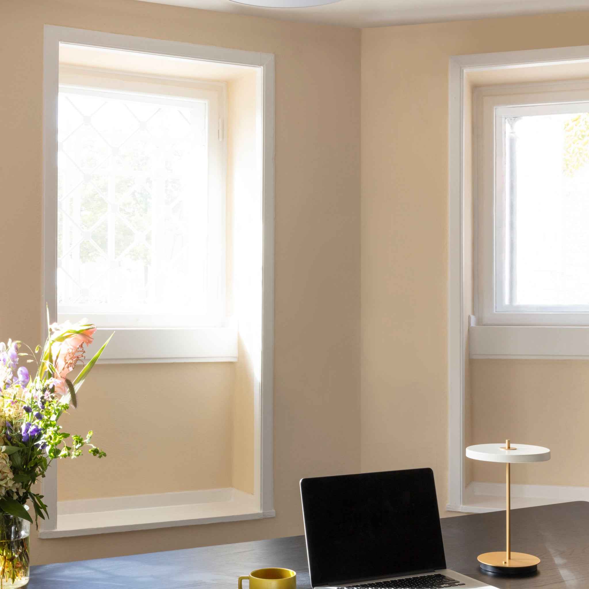 UMAGE Asteria Up taklampe perlehvit medium