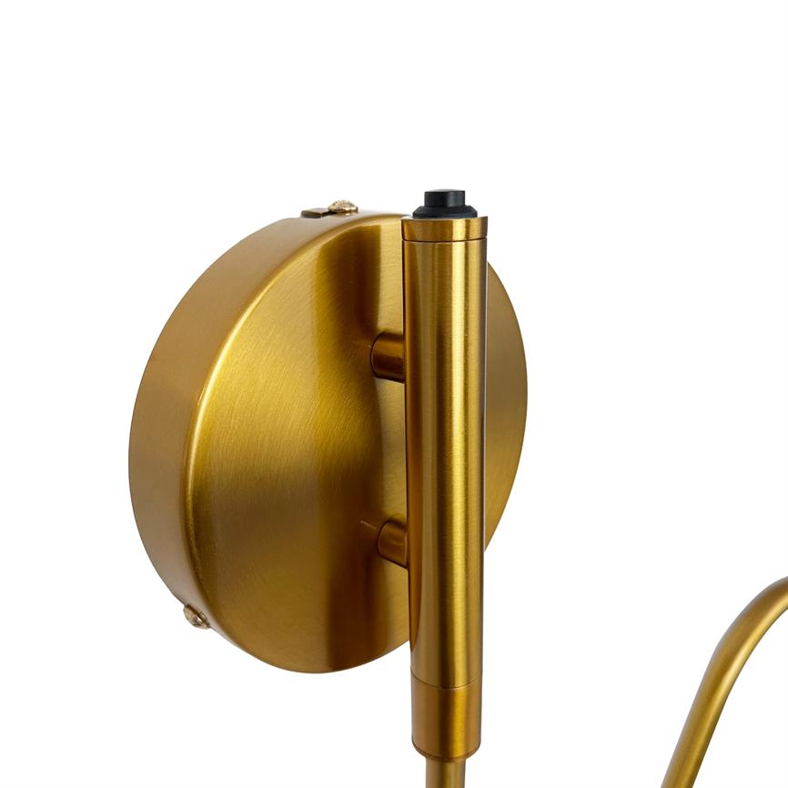 Dyberg Larsen Futura vegglampe svart messing