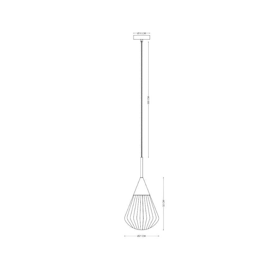 Dyberg Larsen Ballon pendel small opal messing