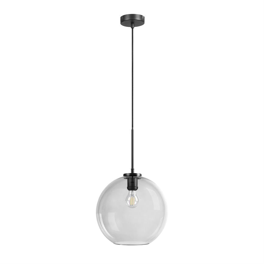 Dyberg Larsen Loop Ø30 pendel smoke glass