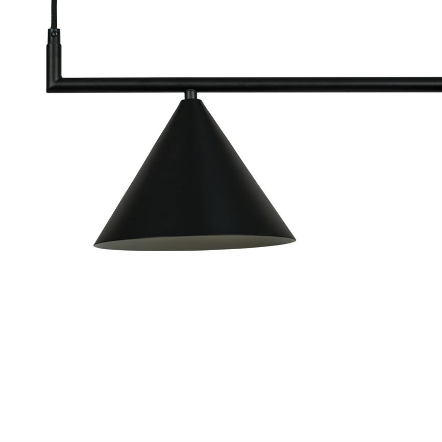 Dyberg Larsen Cone pendel lang 95 cm sort