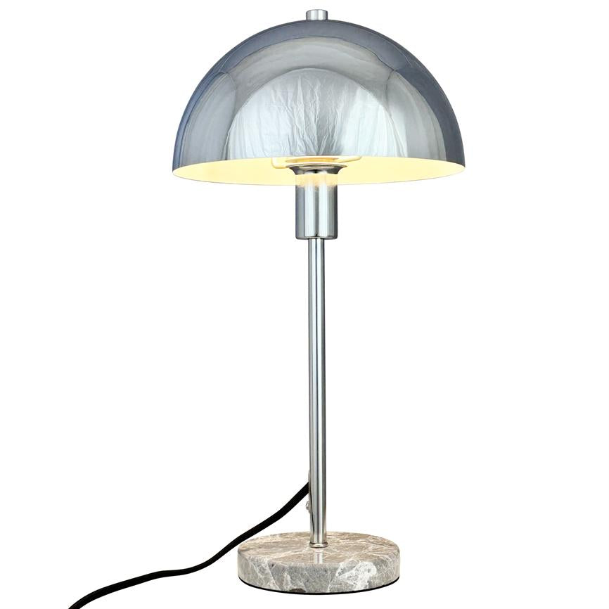 Dyberg Larsen Stockholm bordlampe krom marmor E14
