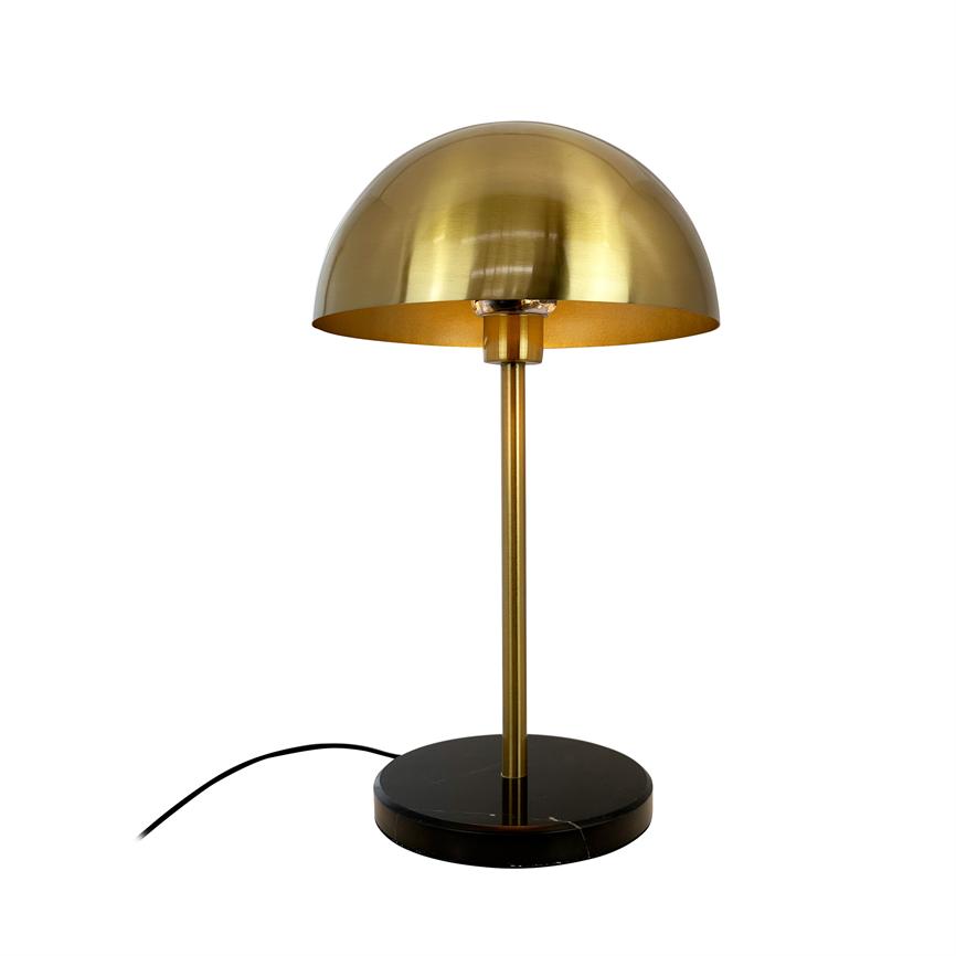 Dyberg Larsen Nancy bordlampe messing marmor