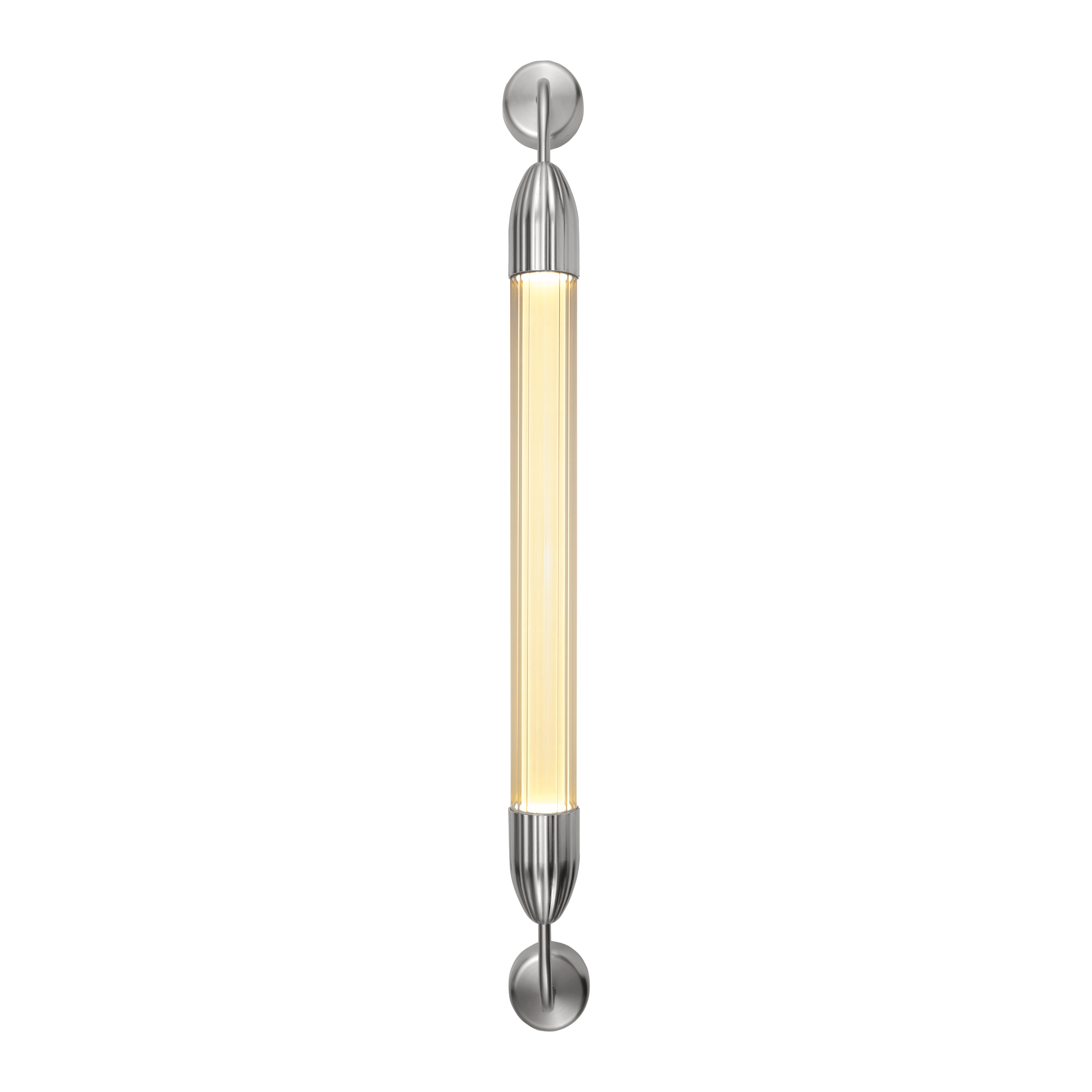 Umage Lemon Squeeze Single vegglampe kort stål riflet glass