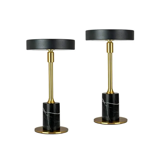 Dyberg Larsen Starlight Mini bordlampe 2pk svart marmor