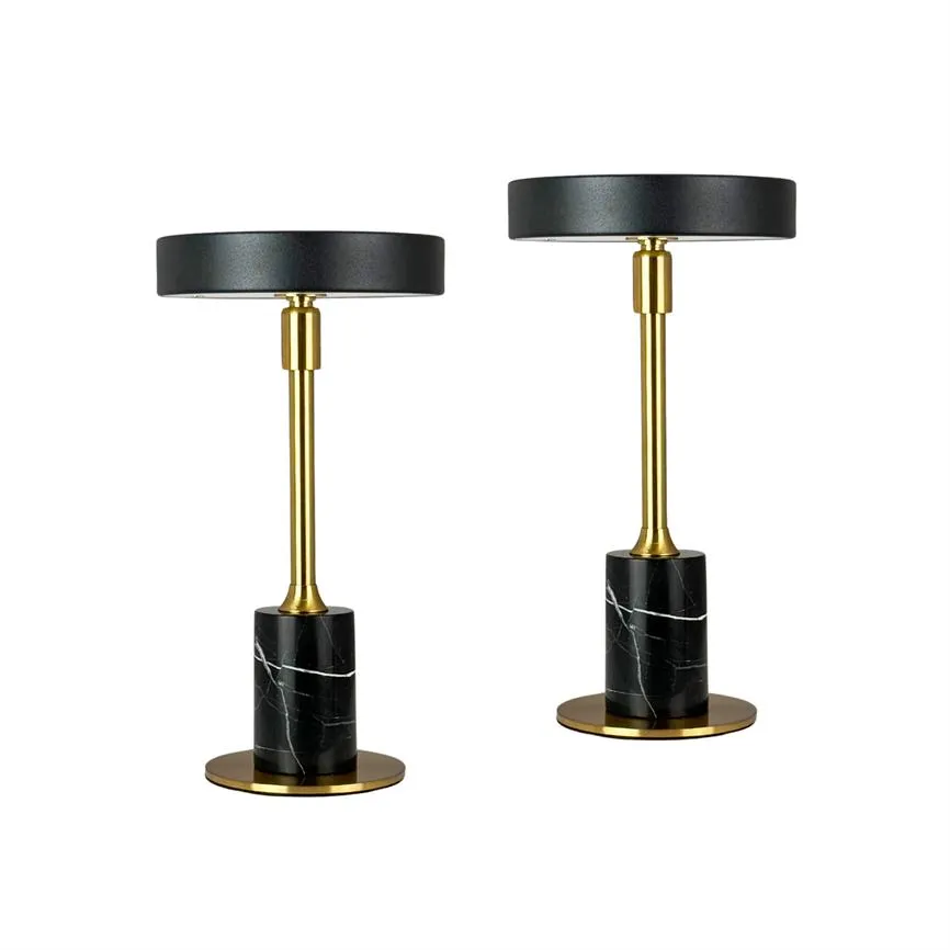 Dyberg Larsen Starlight Mini bordlampe 2pk svart marmor