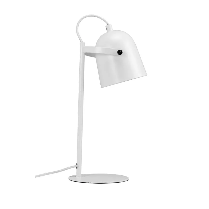 Dyberg Larsen Oslo bordlampe hvit metall